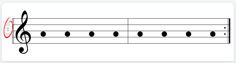 Screenshot of A-E for Violin